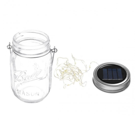 20 LED Solar String Light Mason Jar Lamp Hanging Outdoor Garden Decor Waterproof 20 LED Solar String Light Mason Jar Lamp Hanging Outdoor Garden Decor Waterproof