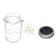 20 LED Solar String Light Mason Jar Lamp Hanging Outdoor Garden Decor Waterproof