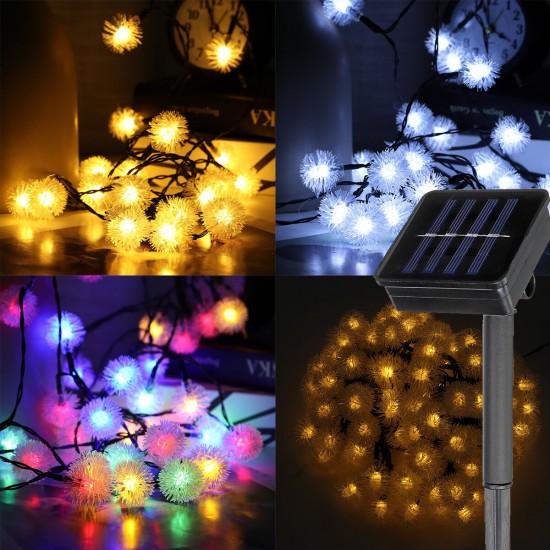 20/30/50/100LED Solar String Light Ball Waterproof Fairy Lamp Garden Outdoor Party Christmas Decoration