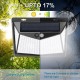 208 LED Solar Power PIR Motion Sensor Wall Light Outdoor Garden Lamp Waterproof
