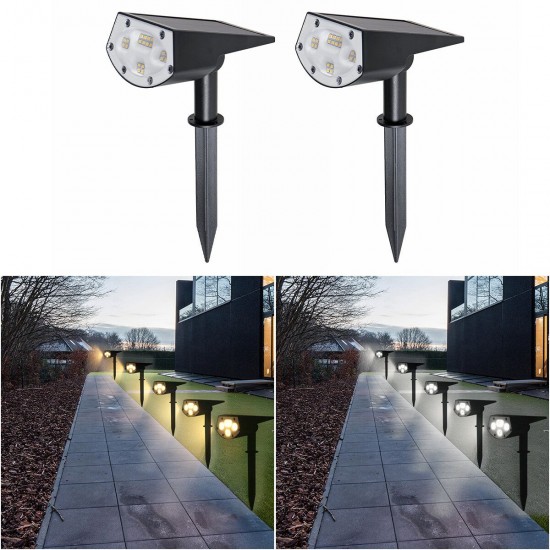 20LED Solar Spotlight Garden Lawn Lamp Landscape Street Light Park Yard Pathway