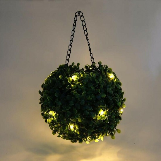 20cm Solar Powered Artificial Topiary Ball LED Solar Light Outdoor Wedding Garden Decorative Lamp 20cm Solar Powered Artificial Topiary Ball LED Solar Light Outdoor Wedding Garden Decorative Lamp