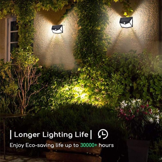 212 Led Outdoor Solar Wall Light Motion Sensor Waterproof Safety Light