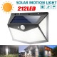 212 Led Outdoor Solar Wall Light Motion Sensor Waterproof Safety Light