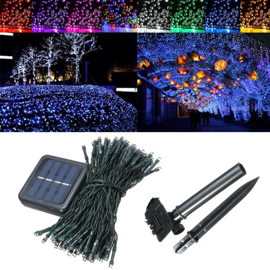 22M Solar Powered 200LED Fairy Holiady String Light Outdoor Wedding Christmas Room Party Lamp 22M Solar Powered 200LED Fairy Holiady String Light Outdoor Wedding Christmas Room Party Lamp