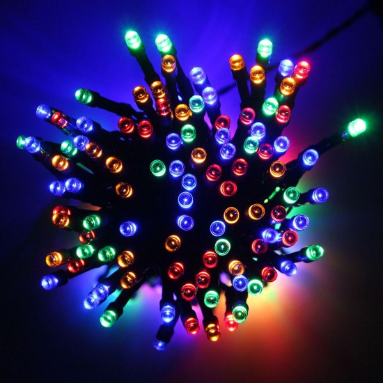 22M Solar Powered 200LED Fairy Holiady String Light Outdoor Wedding Christmas Room Party Lamp