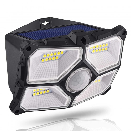 2/4Pcs 40 LED Solar Light Wide Angle Outdoor Wall Lamp 10M Sensoring Distance 120 Degree Sensoring Angle 150 Lumen 4 Luminescent Surfaces 2/4Pcs 40 LED Solar Light Wide Angle Outdoor Wall Lamp 10M Sensoring Distance 120 Degree Sensoring Angle 150 Lumen 4 Luminescent Surfaces