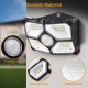 2/4Pcs 40 LED Solar Light Wide Angle Outdoor Wall Lamp 10M Sensoring Distance 120 Degree Sensoring Angle 150 Lumen 4 Luminescent Surfaces 2/4Pcs 40 LED Solar Light Wide Angle Outdoor Wall Lamp 10M Sensoring Distance 120 Degree Sensoring Angle 150 Lumen 4 Luminescent Surfaces