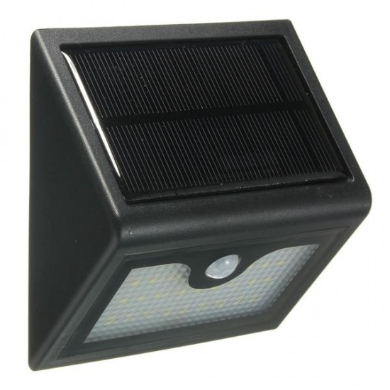 28 LED Solar Power Light & PIR Sensor Wall Light Outdoor Garden Lamp