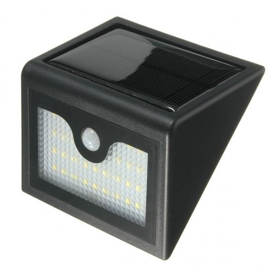 28 LED Solar Power Light & PIR Sensor Wall Light Outdoor Garden Lamp