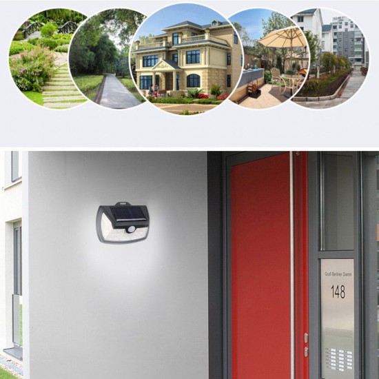 28/42 LED Solar Power PIR Motion Sensor Wall Street Light Outdoor Security Flood Lamp 28/42 LED Solar Power PIR Motion Sensor Wall Street Light Outdoor Security Flood Lamp
