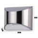 2PCS Stainless Steel LED Solar Fence Wall Light Outdoor Waterproof Step Lamp for Garden Decor