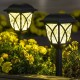 2PCS/6PCS Outdoor LED Solar Light Waterproof Stake Lamp Home Garden Yard Lawn Decor