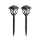 2PCS/6PCS Outdoor LED Solar Light Waterproof Stake Lamp Home Garden Yard Lawn Decor