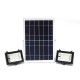 2Pcs Remote Control 60 LED Flood Light Dimmable Timer Waterproof Solar Light Street Light