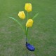 2V Solar Power Mult Tulip Flower Garden Stake Landscape Lamp Outdoor Yard LED Light for Home