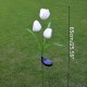 2V Solar Power Mult Tulip Flower Garden Stake Landscape Lamp Outdoor Yard LED Light for Home
