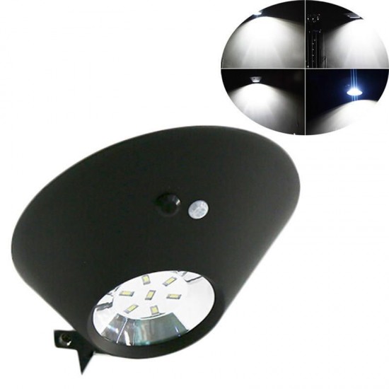 2W 7 LED Wireless Solar Sensor Motion Wall Light Waterproof Outdoor Garden Lamp
