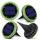 2X 4X 8LED Solar Powered Underground Lights Buried Lawn Lamps for Outdoor Driveway Pathway