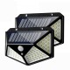 2pcs 100 LED Solar Powered PIR Motion Sensor Wall Light Outdoor Garden Lamp 3 Modes 2pcs 100 LED Solar Powered PIR Motion Sensor Wall Light Outdoor Garden Lamp 3 Modes