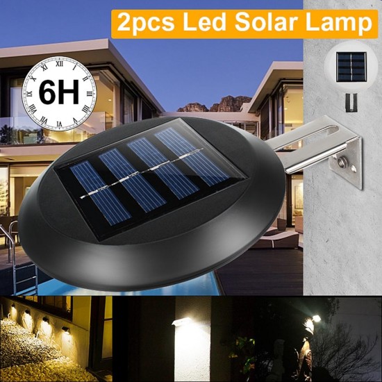 2pcs 9 LED Solar Powered Wall Mounted Light Waterproof Outdoor Garden Landscape 2pcs 9 LED Solar Powered Wall Mounted Light Waterproof Outdoor Garden Landscape