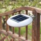 2pcs 9 LED Solar Powered Wall Mounted Light Waterproof Outdoor Garden Landscape