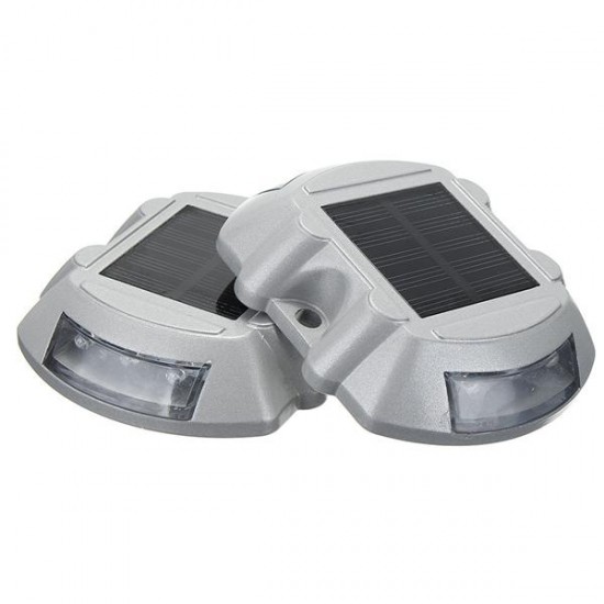 2pcs Solar LED Pathway Driveway Lights Dock Path Step Road Safety Lamps 2pcs Solar LED Pathway Driveway Lights Dock Path Step Road Safety Lamps