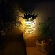 2pcs Solar Powered 25 LED Pineapple Lights Hanging Fairy String Waterproof for Outdoor Garden Decor