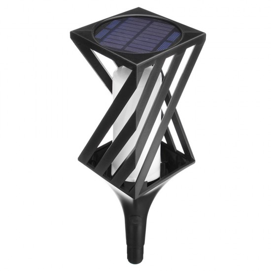 2pcs Solar Powered LED Light Mosquito Killer Insect Repellent Bug Zapper Garden Outdoor Yard Lamp