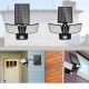 3 Modes Double Heads LED Solar Light Outdoor Motion Sensor Rotatable Waterproof Wall Lamp