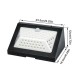 3 Modes LED Solar Light with Alarm Outdoor Garden Pathway PIR Motion Sensor Wall Lamp