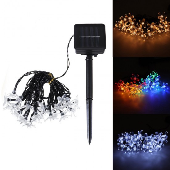 30 LED Solar Powered Fairy String Flower Lights In/Outdoor Garden Birthday Party Christmas Tree Christmas Decorations Clearance Christmas Lights 30 LED Solar Powered Fairy String Flower Lights In/Outdoor Garden Birthday Party Christmas Tree Christmas Decorations Clearance Christmas Lights