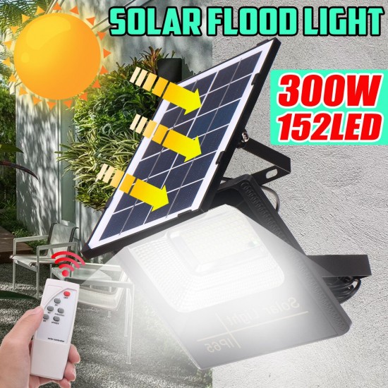 300W Solar Powered LED Street Wall Flood Lamp Garden Spotlight with 5M Extension Wire + Remote Control 300W Solar Powered LED Street Wall Flood Lamp Garden Spotlight with 5M Extension Wire + Remote Control