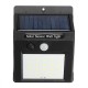 30LED Solar Light PIR Motion Sensor Wall Lamp Security Garden Outdoor 3-Side Lighting