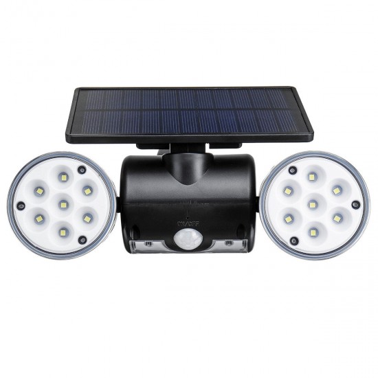30LED Solar Power Infrared Sensor Light Outdoor Security Garden Lamp Waterproof