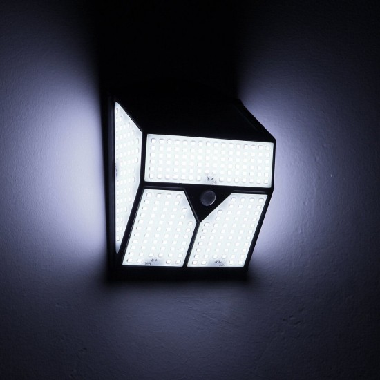 318LED Solar Light Infrared Motion Sensor Garden Security Wall Lamp for Outdoor Yard Patio 318LED Solar Light Infrared Motion Sensor Garden Security Wall Lamp for Outdoor Yard Patio