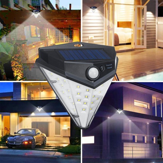 32 LED Solar Power Light Motion Sensor Security Garden Outdoor Garden Lamp