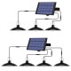 3/4 Heads Outdoor LED Power Solar Lamp Tent Energy Light Panel Yard Portable Camping Bulb Warm Light White Light 3/4 Heads Outdoor LED Power Solar Lamp Tent Energy Light Panel Yard Portable Camping Bulb Warm Light White Light
