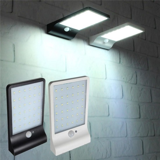 36LED Solar Power PIR Motion Sensor Wall Light Outdoor Waterproof Garden Lamp