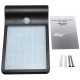 36LED Solar Power PIR Motion Sensor Wall Light Outdoor Waterproof Garden Lamp