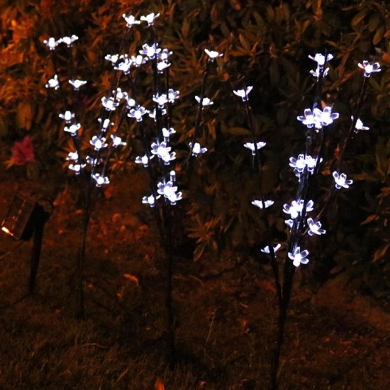 3PCS Solar Powered Warm White Colorful White LED Branch Leaf Tree Light Outdoor Garden Path Patio Border 3PCS Solar Powered Warm White Colorful White LED Branch Leaf Tree Light Outdoor Garden Path Patio Border