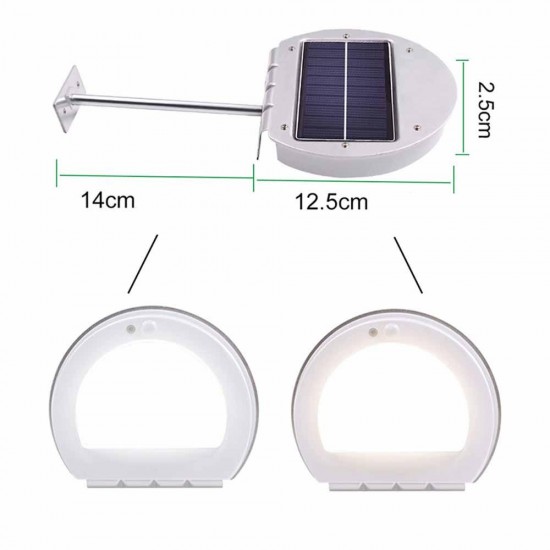 3W 28 LED Solar Powered [IR Motion Sensor Waterproof Wall Light Street Lamp for Outdoor Garden