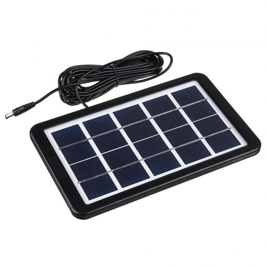 3W Solar Generator Home DC System Kit with 2 LED Light Bulb Emergency Lamp For Outdoor Camping