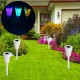 3pcs Solar Powered RGB Light Control Dimmable LED Night Light Outdoor Landscape Garden Lamp