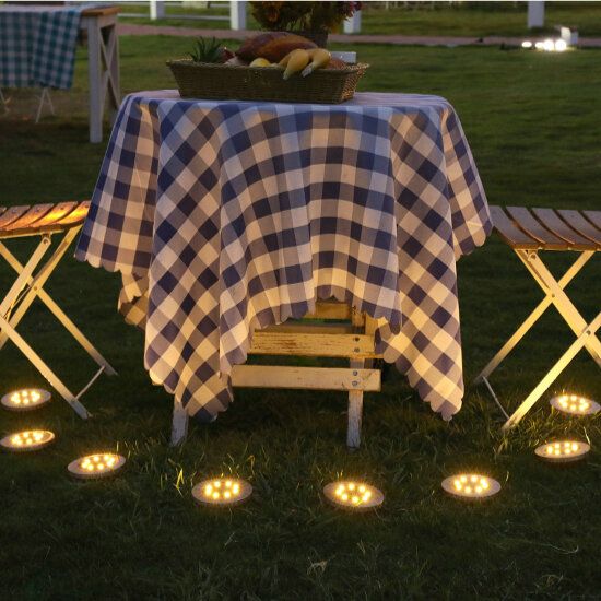 4 Pcs LED Solar Power In Ground Lights Outdoor Garden Courtyard Landscape lights 4 Pcs LED Solar Power In Ground Lights Outdoor Garden Courtyard Landscape lights