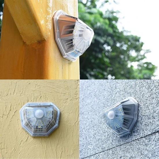 40 LED Solar Light Transparent Small Outdoor Wall Lamp White Light 8M Sensing Distance 120 Degree Sensoring Angle Two Lighting Modes 40 LED Solar Light Transparent Small Outdoor Wall Lamp White Light 8M Sensing Distance 120 Degree Sensoring Angle Two Lighting Modes