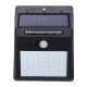 40 LED Solar Power Wall Light 3 Modes PIR Motion Outdoor Garden Landscape Lamp