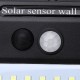 40 LED Solar Power Wall Light 3 Modes PIR Motion Outdoor Garden Landscape Lamp