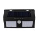 40 LED Solar Powered PIR Motion Sensor Wall Lamp Waterproof Security White Light Garden Outdoor