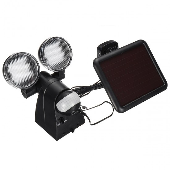 40LED Solar Wall Light Dual Head PIR Motion Sensor Spotlight Outdoor Garden Lamp 40LED Solar Wall Light Dual Head PIR Motion Sensor Spotlight Outdoor Garden Lamp